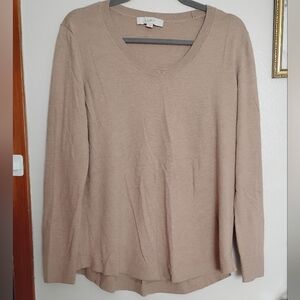 LOFT Tan Sweater (XL)